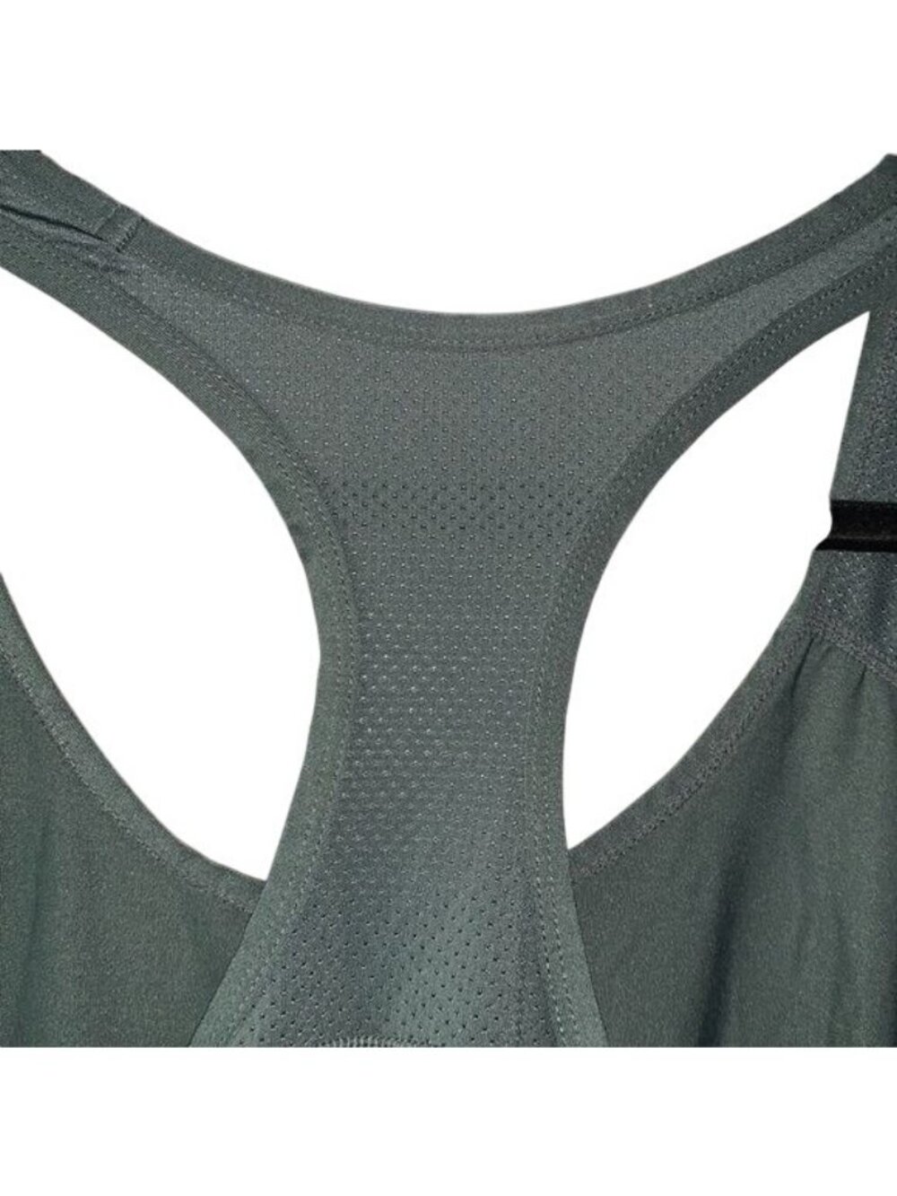 Xersion Womens Racerback Tank Top L Green Lightweight Athletic Activewear 100% P - Picture 6 of 9